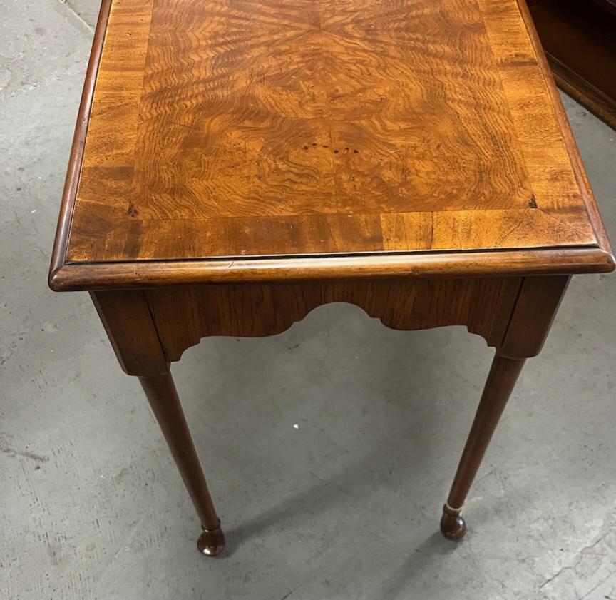American 19Thc Walnut Side Table For Sale