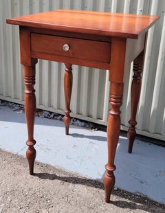 19th Century Walnut Side Table from Pennsylvania