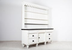 19thC Welsh Ebonised Sycamore Top Dresser