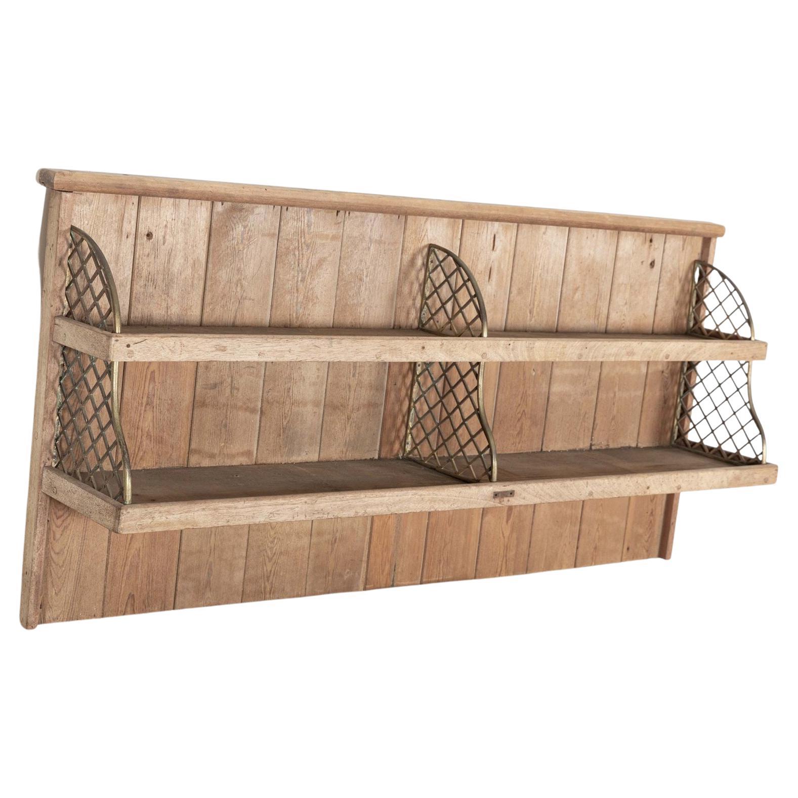 Vintage Pine Open Rack of Shelves and Spice Drawers Only at 1stDibs