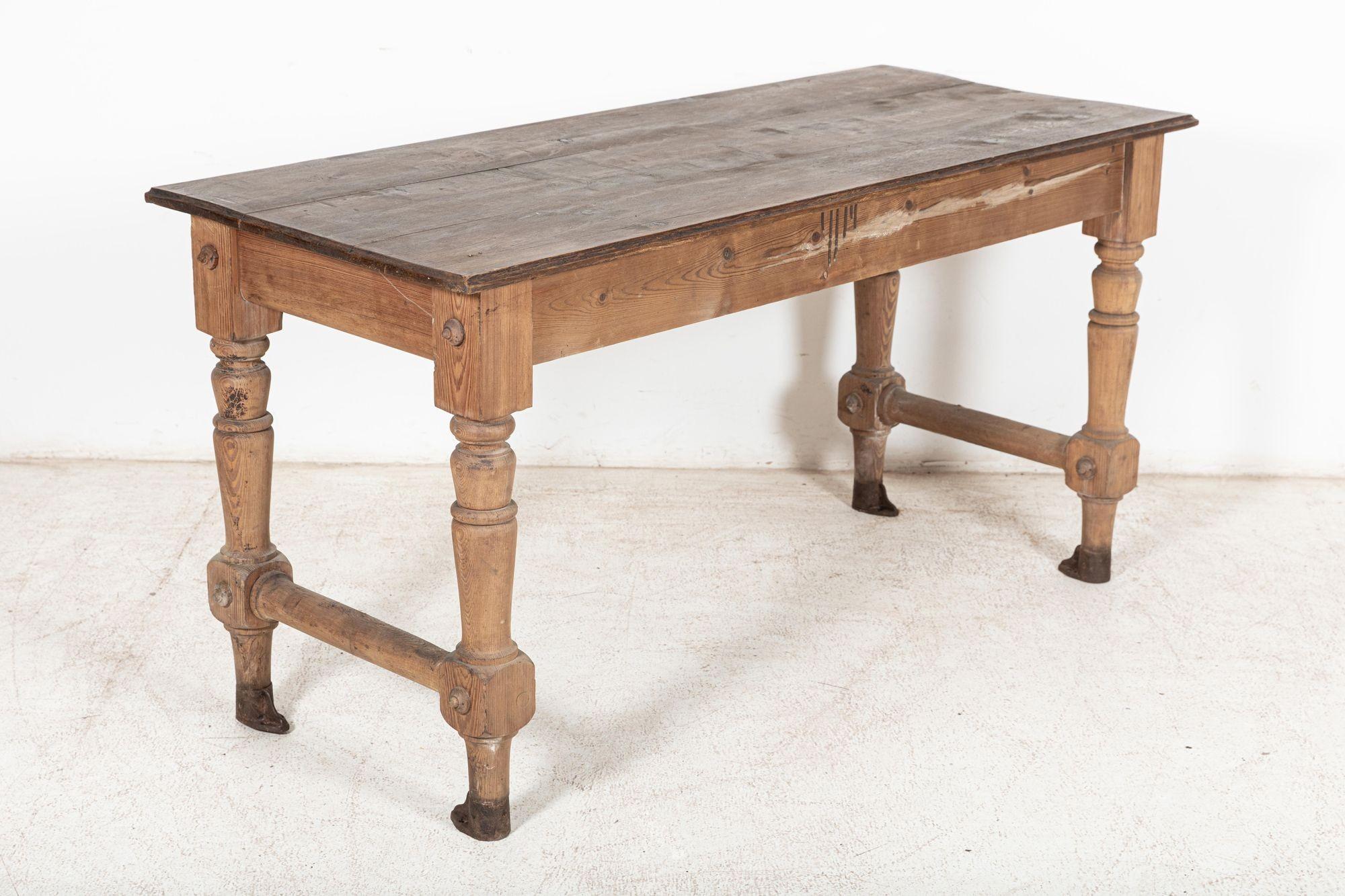 19thC Welsh Pine Post Office Sorting Counter /Table For Sale 8