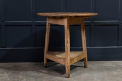 19th Century Welsh Rustic Pine Cricket Table