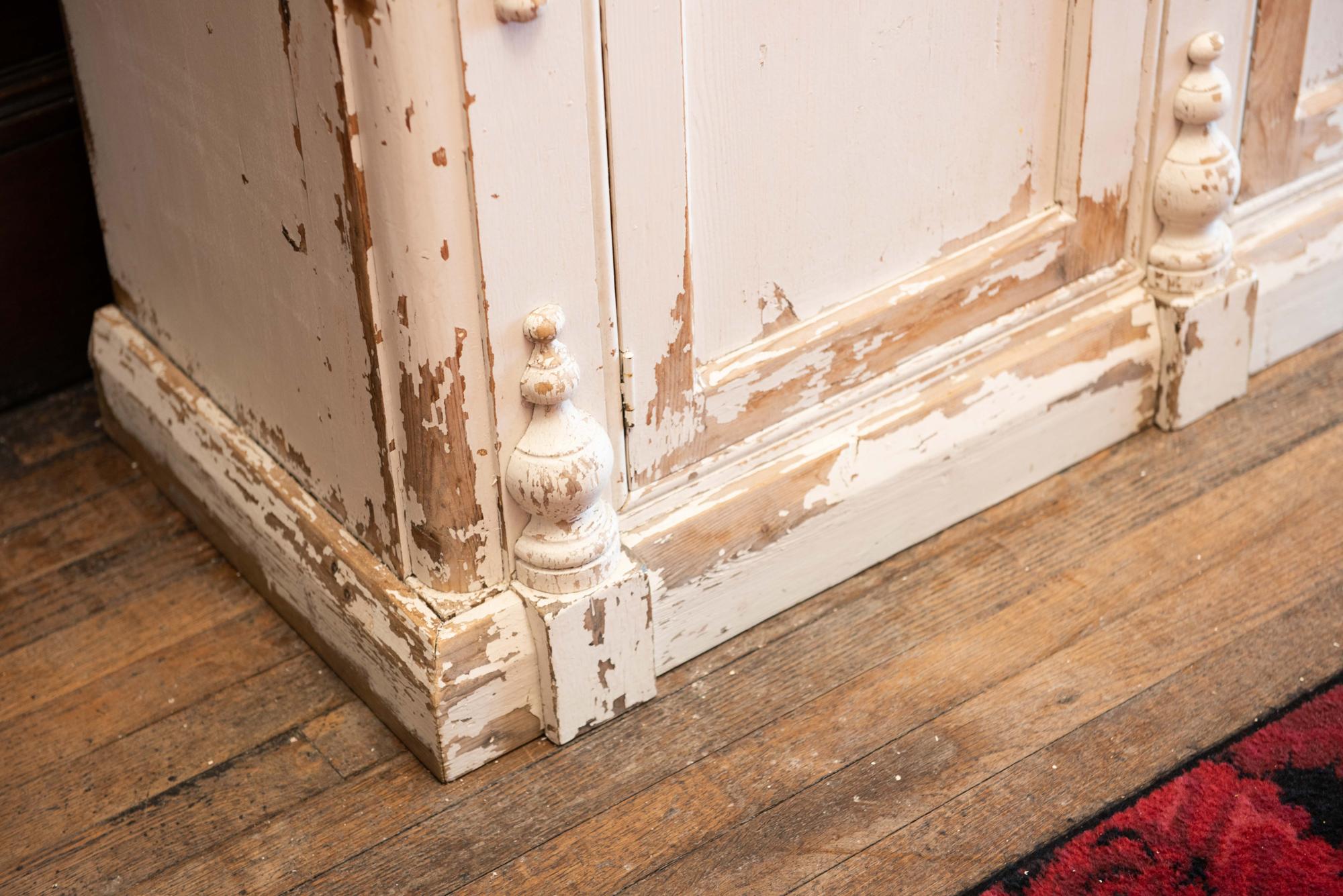 19th Century White Painted Pine Dresser 4