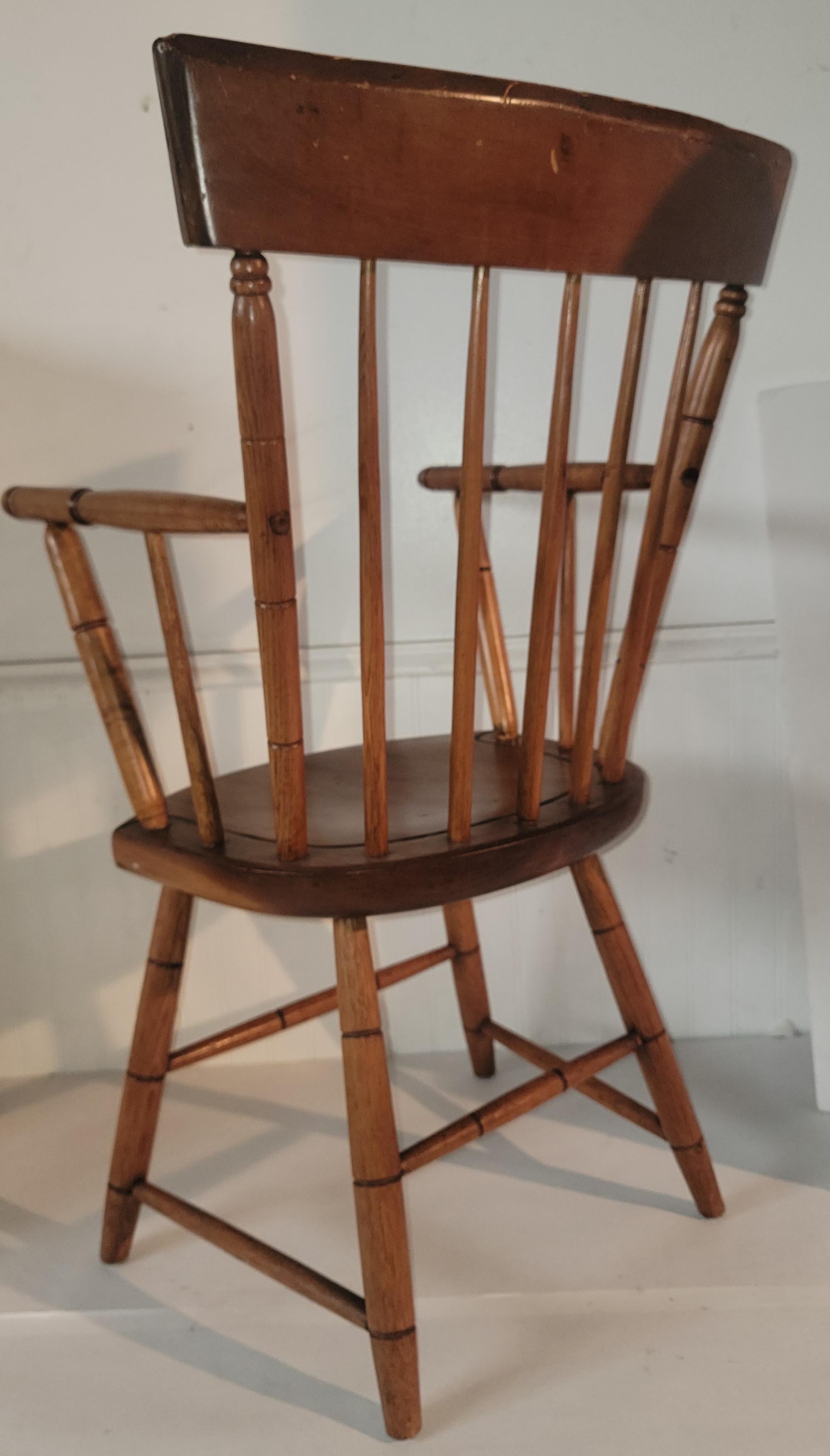 19Thc Windsor High Back Side Chair For Sale 4
