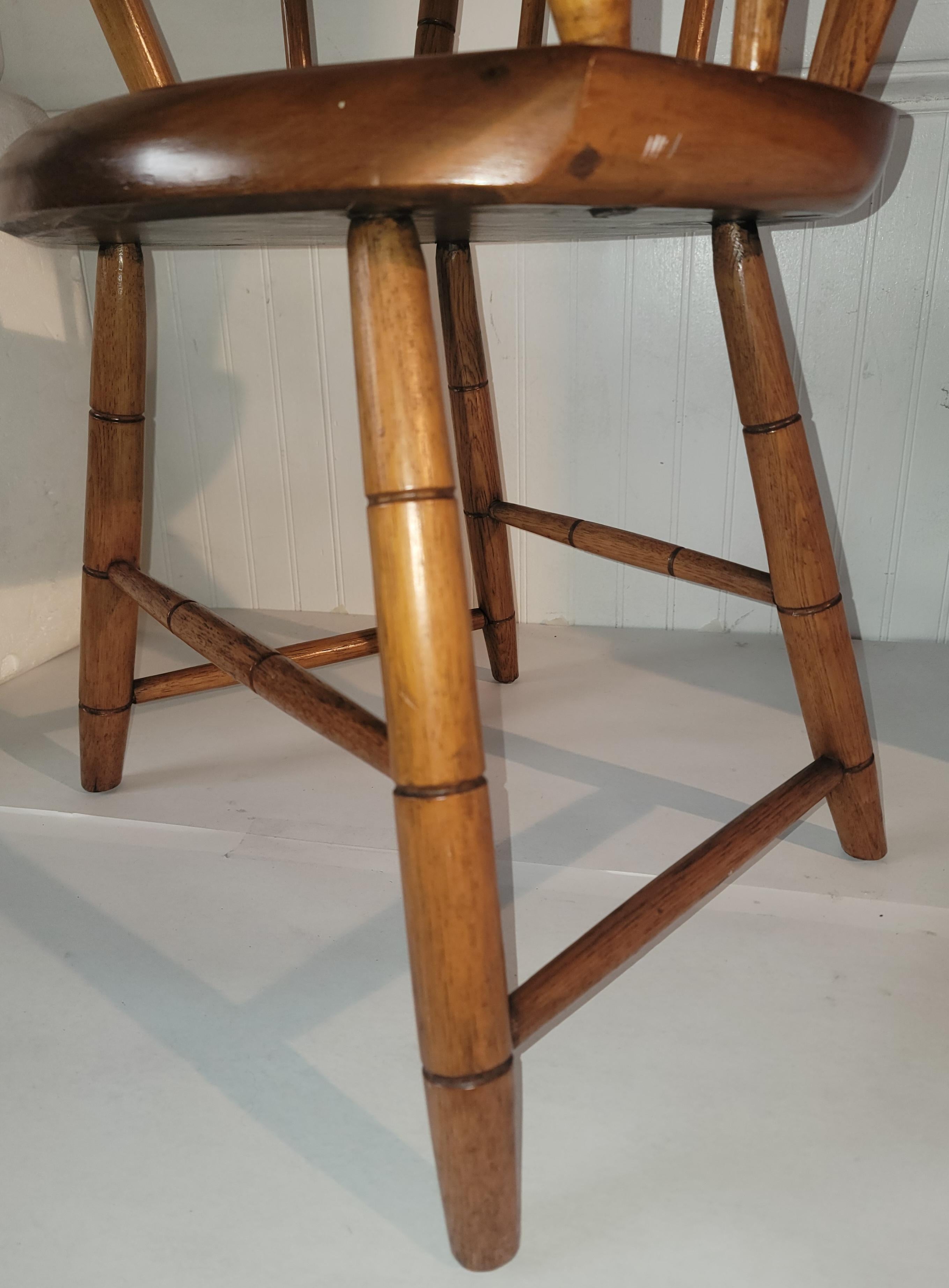 19Thc Windsor High Back Side Chair For Sale 6
