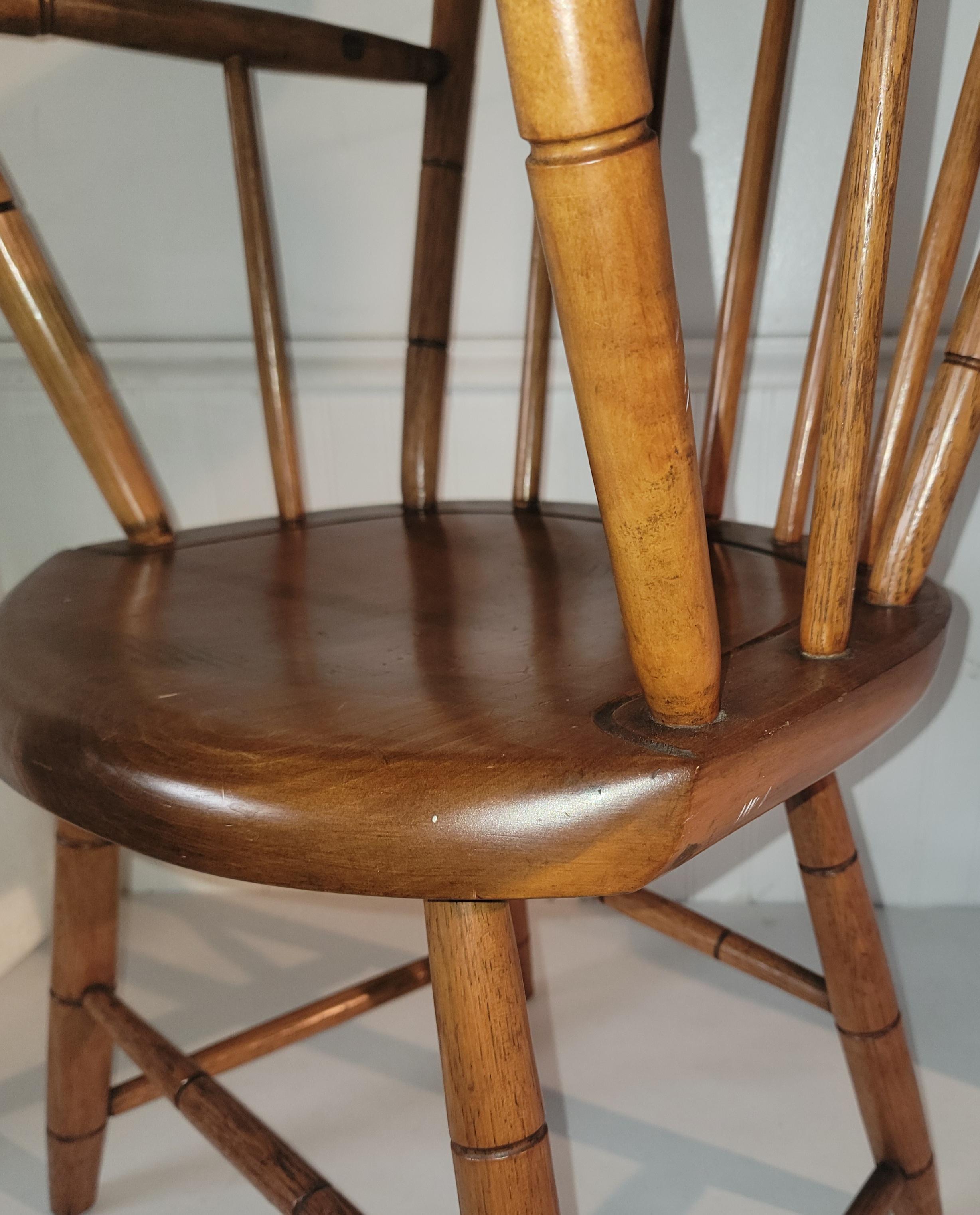 19Thc Windsor High Back Side Chair For Sale 8