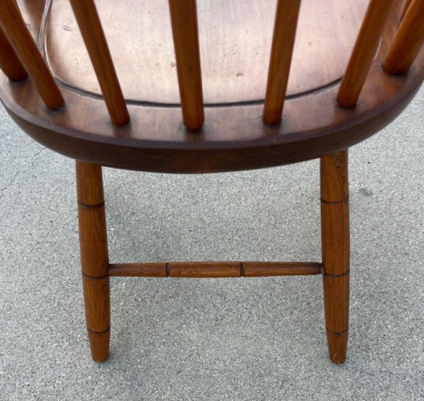 Mid-19th Century 19Thc Windsor High Back Side Chair For Sale