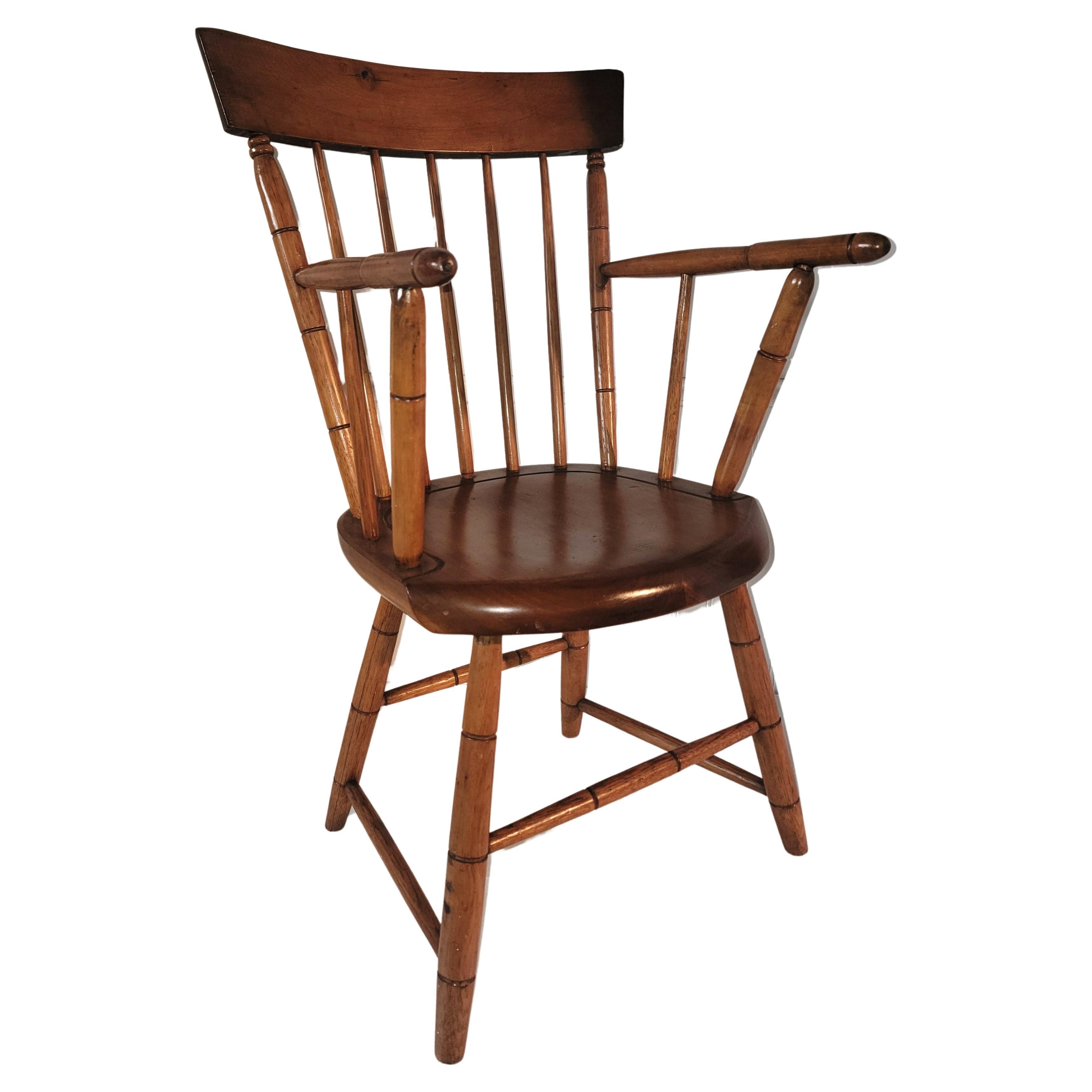19Thc Windsor High Back Side Chair For Sale