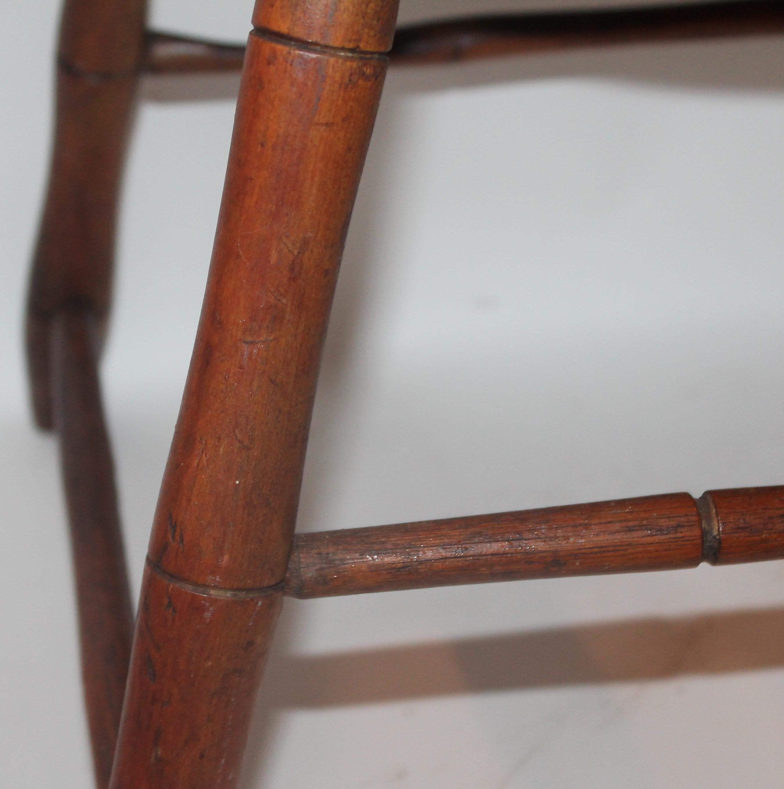 American 19th Century Bird Cage Windsor Chair from Pennsylvania