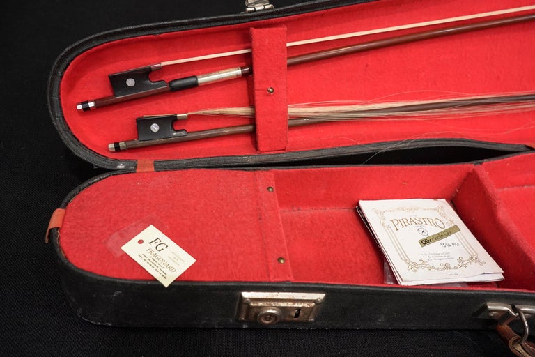 19th Century Carlo Bergonzi Luthier Style Violin, with Label, circa