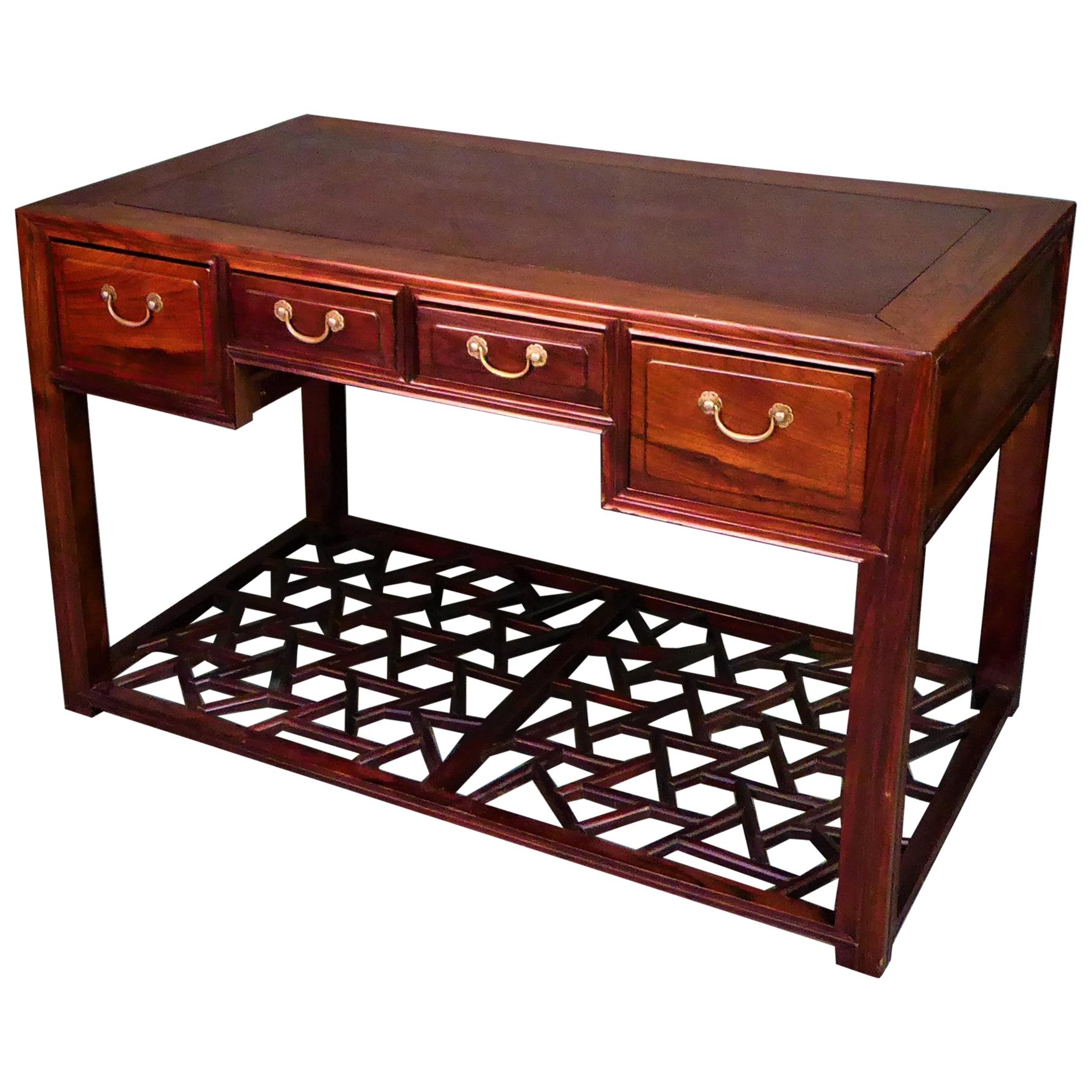 19th.Century Chinese Centre Table or Desk For Sale