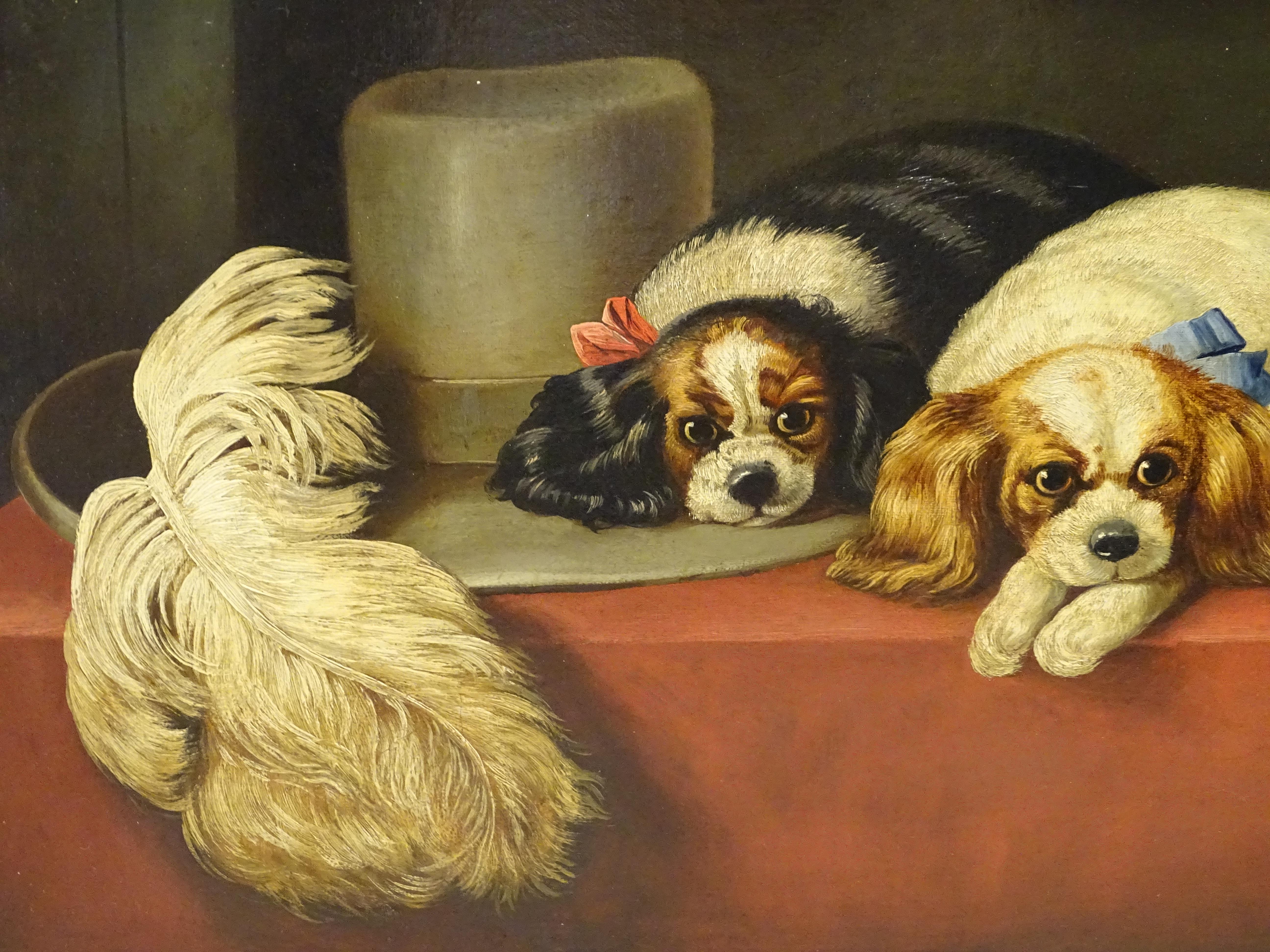 19th Century English Dogs Painting, Cavalier King Dog 10