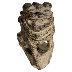 19the Century Stone Shanxi Lion