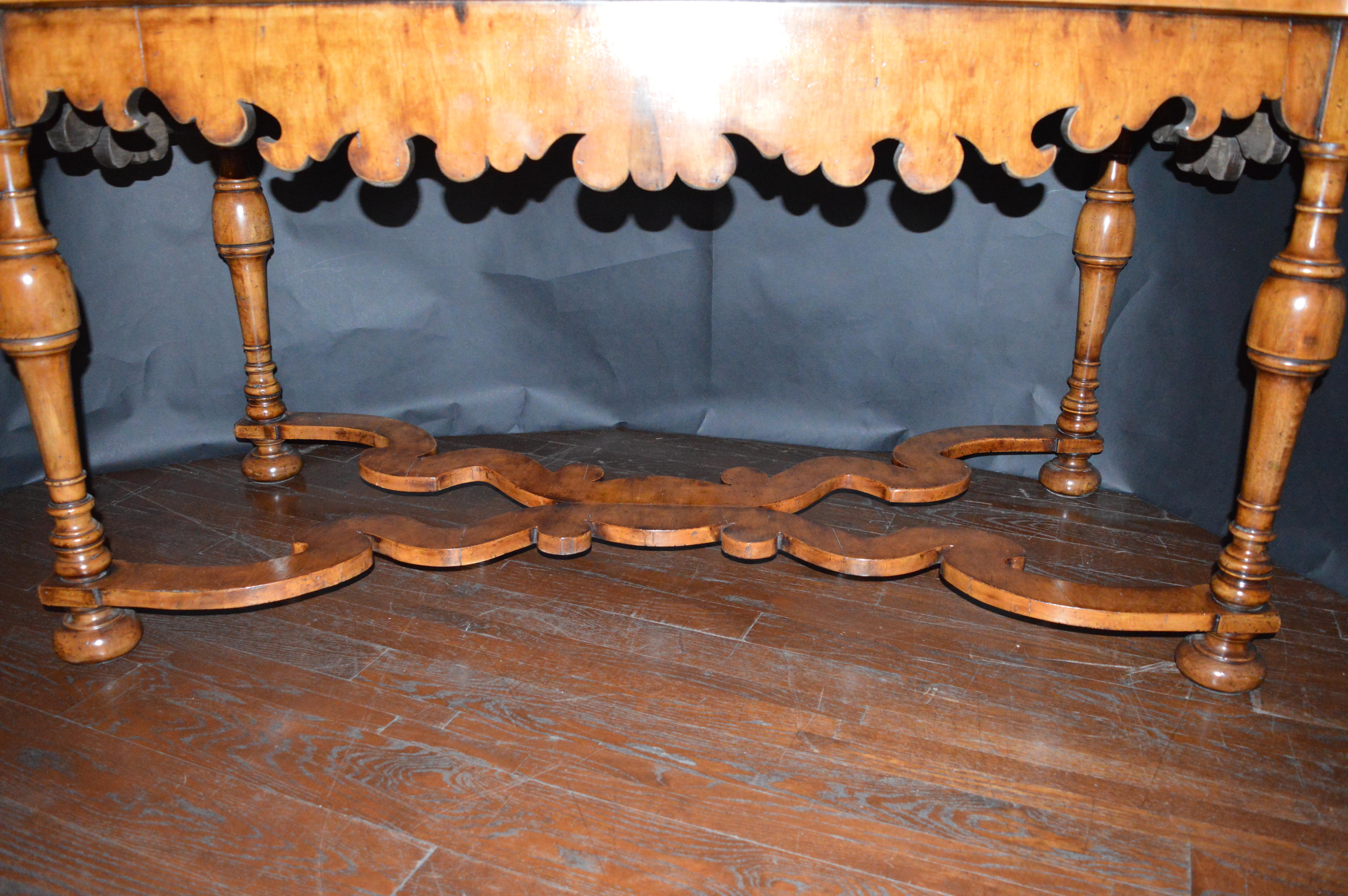 19th Century Italian Marquetry Inlaid Table In Good Condition In Los Angeles, CA