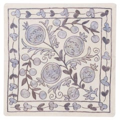 19"x19" Handmade New Central Asian / Uzbek Silk Embroidered Suzani Cushion Cover