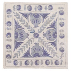 New Handmade Silk Embroidered Suzani Cushion Cover from Uzbekistan