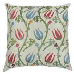 19"x19" SET OF 2 - 100% Silk Accent Pillow Covers. A pair of Cushion Covers