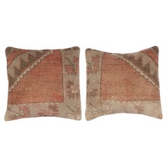 19"x19" SET OF 2 - Handmade Rug Cushion Covers. A pair of Lace Pillow Covers