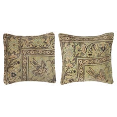 19"x19" SET OF 2 - Traditional Turkish Cushion Covers. Vintage Throw Pillows