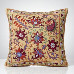 19. Zoll x 20 Zoll 100% Seide Kissenbezug. Bestickter Kopfkissenbezug. Handgefertigtes Spitzenkissen