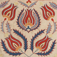 19"x20" Embroidered All Silk Cushion Cover. Traditional Handmade Pillowcase