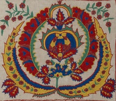 19"x20" Silk Embroidery Cushion Cover. Traditional Pillowcase. New Throw Pillow
