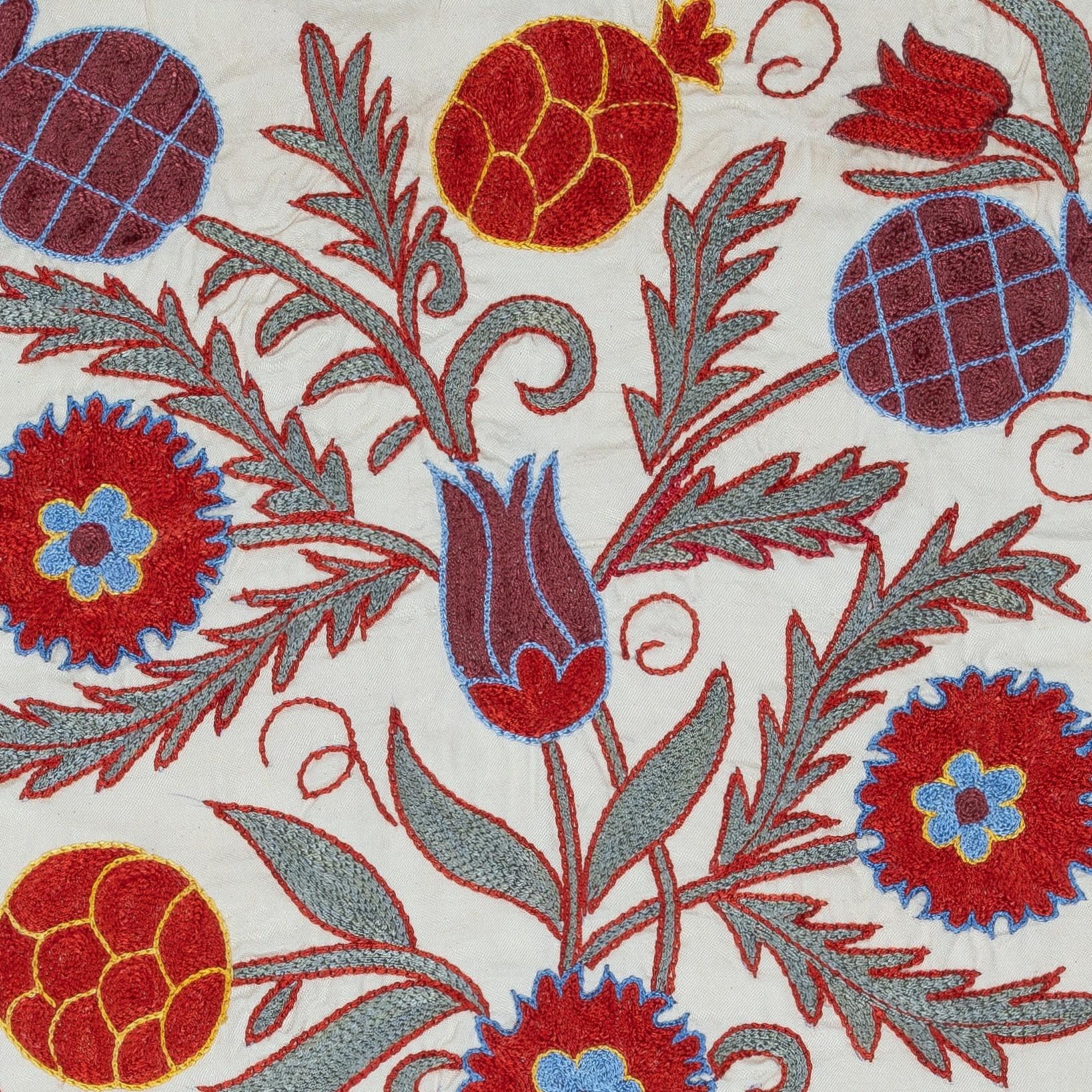 New Hand-Embroidered 100% Cotton Cushion Cover – Authentic Uzbek Textile Art

Bring a touch of Central Asian heritage to your home with this hand-embroidered 100% cotton Suzani pillowcase from Uzbekistan. Featuring intricate floral and geometric