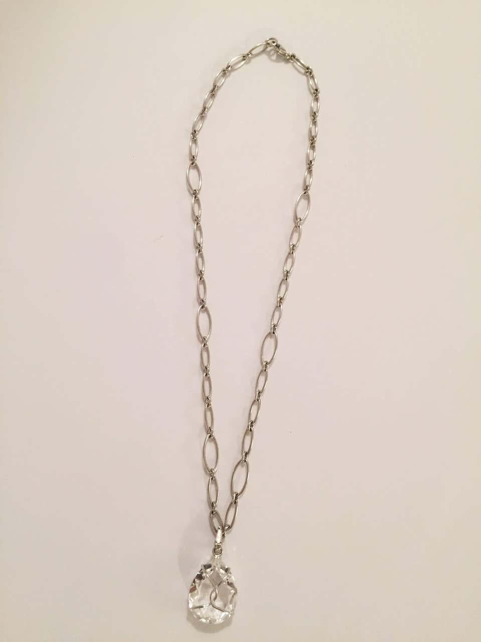 1Christina Addison Fine Jewelry 18kt Gold Round and Oval Link Necklace For Sale 4