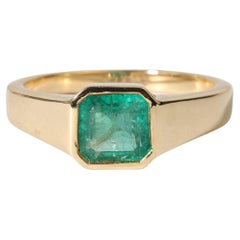 Anillos de sello esmeralda