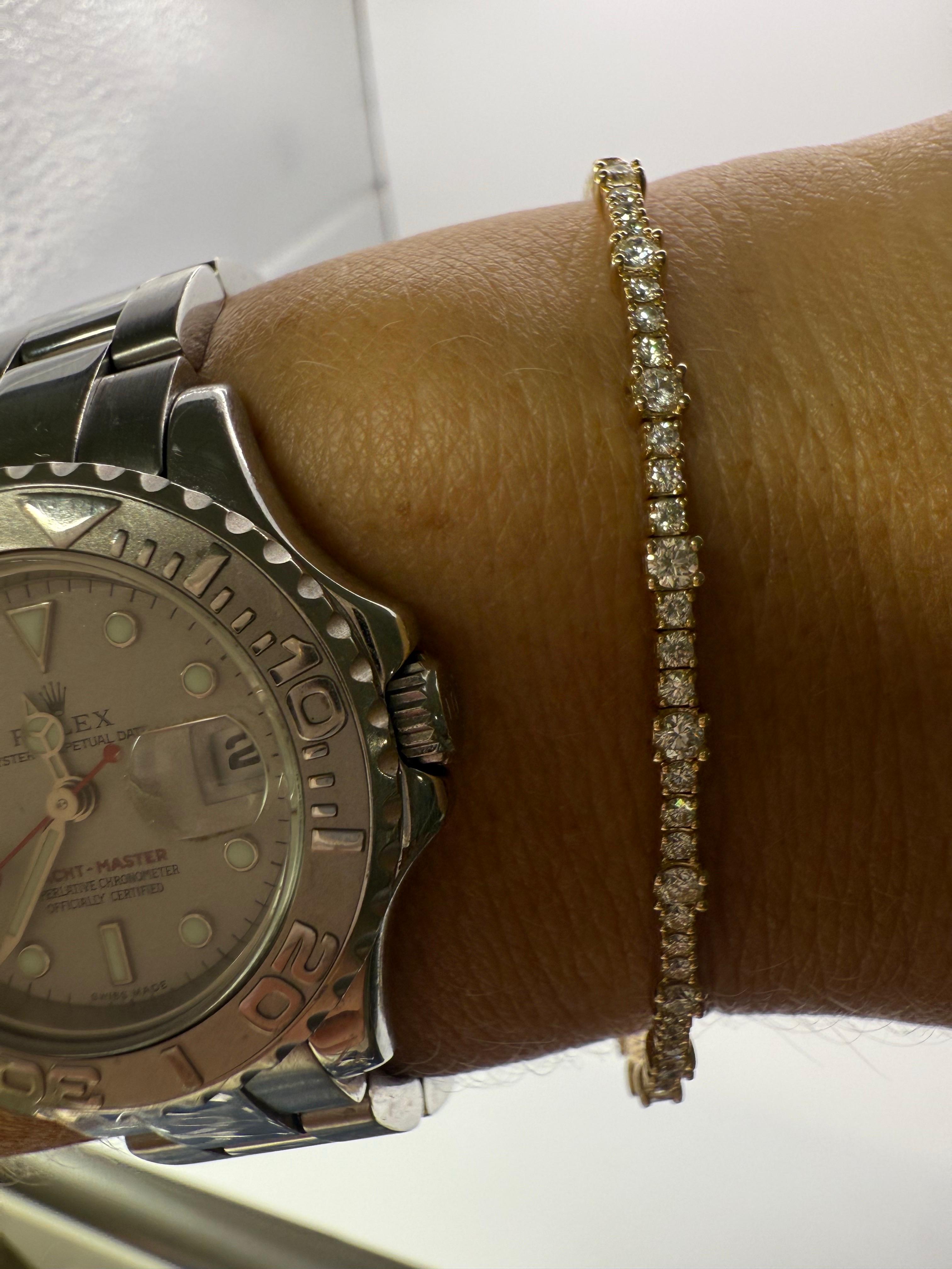 da uomo o donna 1ct diamond bracelet bangle flexible diamond bracelet super popular bracelet in vendita