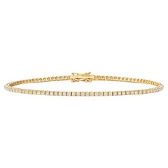 1ct DIAMOND BRACELET IN 18CT YELLOW GOLD