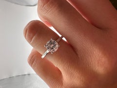 1 Karat Diamant-Verlobungsring 14KT Weißgold Minimalistischer klassischer Diamantring