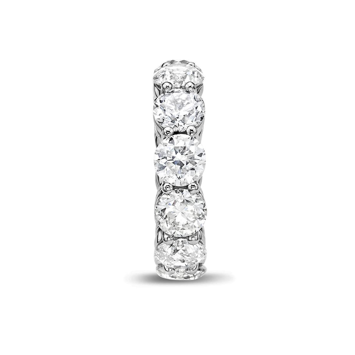 1ct. Each Platinum Stackable Diamond Eternity Band For Sale 1