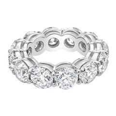 1ct. Chaque bracelet d'éternité empilable en platine et en diamant