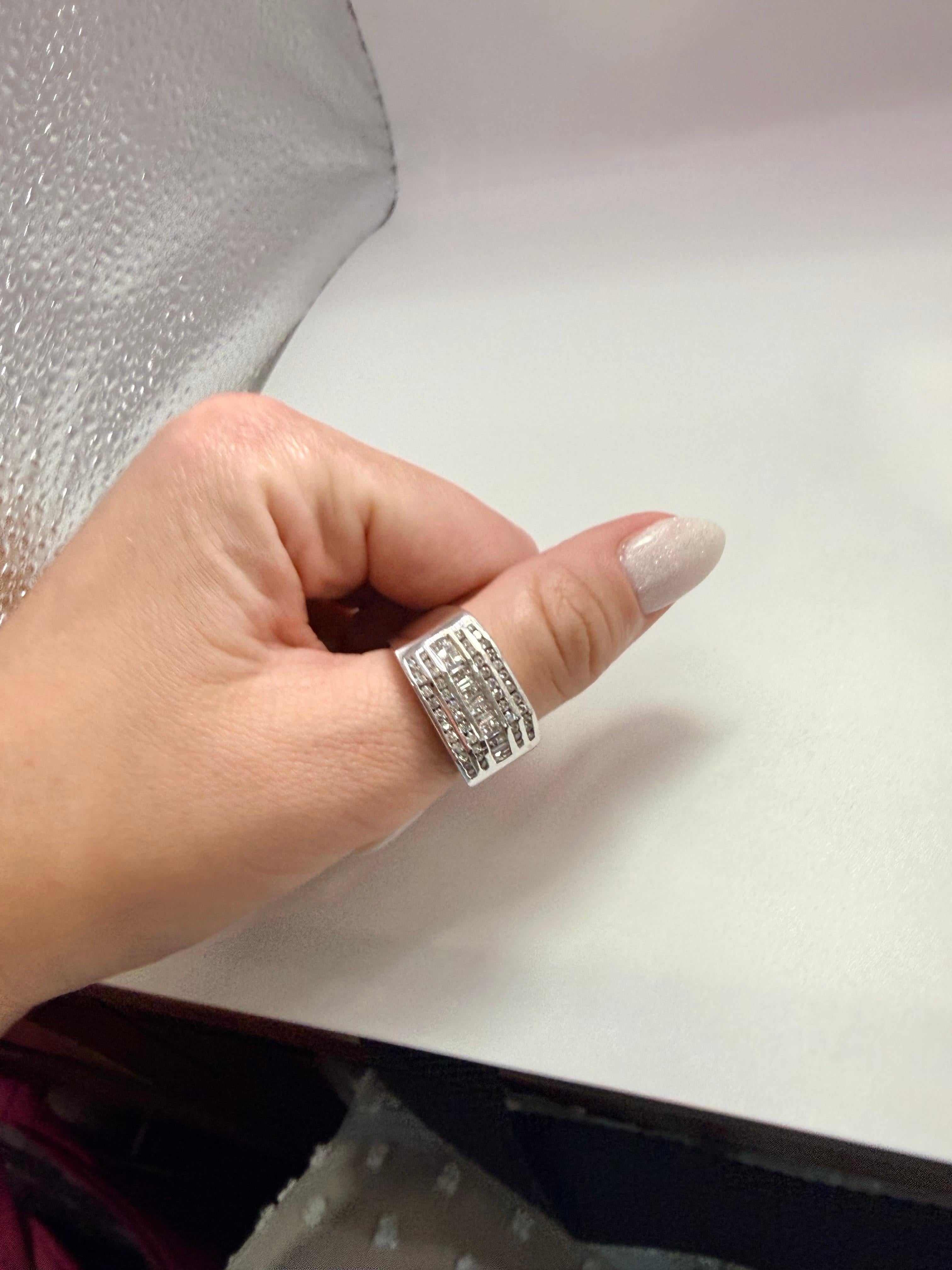 1ct Herren Diamant Ehering Diamantring unisex (Rundschliff) im Angebot