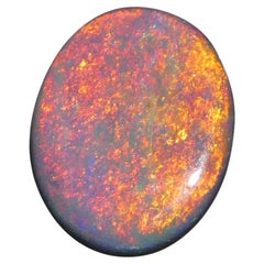 1ct Opale nero ovale certificato GIA Australia