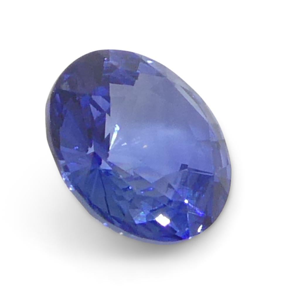 1ct Round Blue Sapphire from Sri Lanka For Sale 1