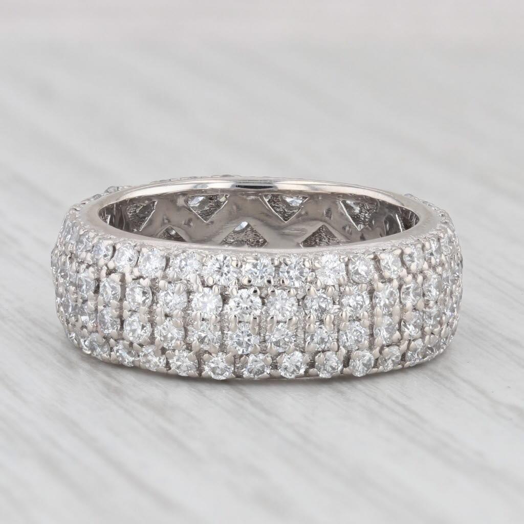 Round Cut 1ctw Diamond Bangle Bracelet 10k Yellow Gold 6.75