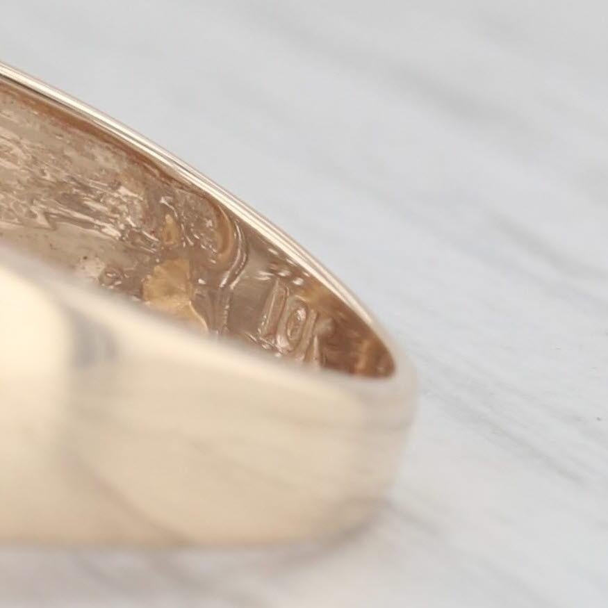 Women's 1ctw Diamond Knot Ring 10k Yellow Gold Size 7