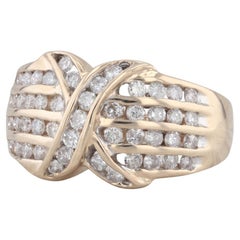 1ctw Diamond Knot Ring 10k Yellow Gold Size 7