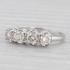 1ctw Diamond Ring 14k White Gold size 6.25 Wedding Anniversary Band 1ctw Diamond Ring 14k White Gold size 6.25 Wedding Anniversary Band