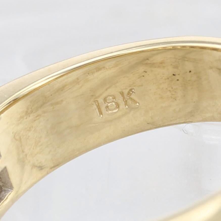 1ctw Prinzessin Kanal Set Diamant Hochzeit Band 18k Gold Jahrestag Ring im Angebot 3