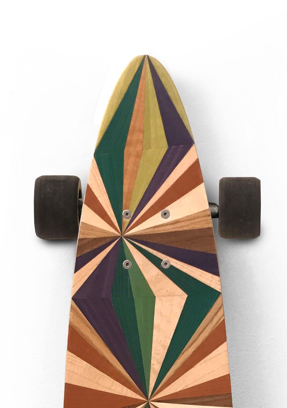 Welsh 1M Marquetry Pintail Longboard