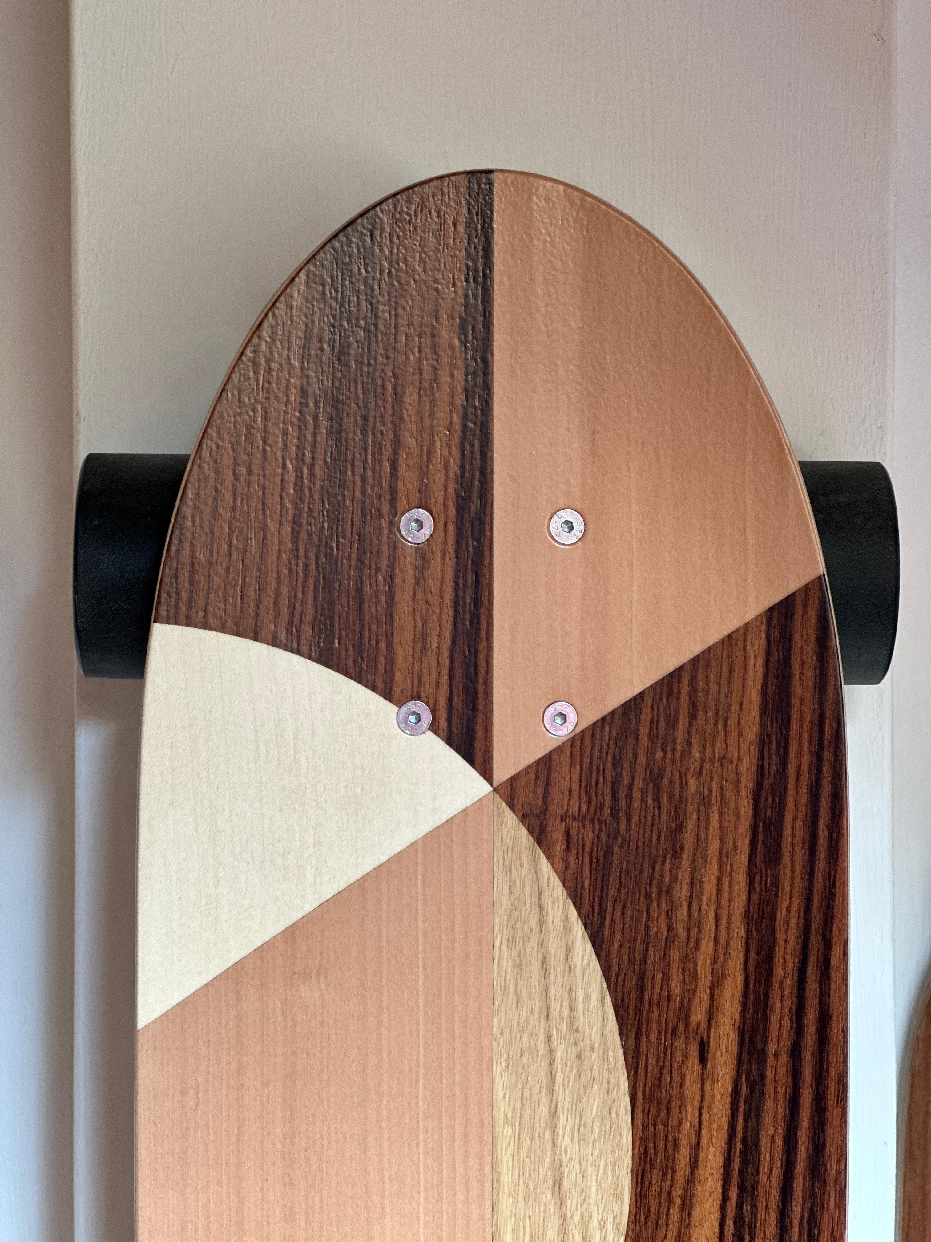 1M Marquetry Pintail Longboard In New Condition For Sale In Nr Abergavenny, Monmouthshire