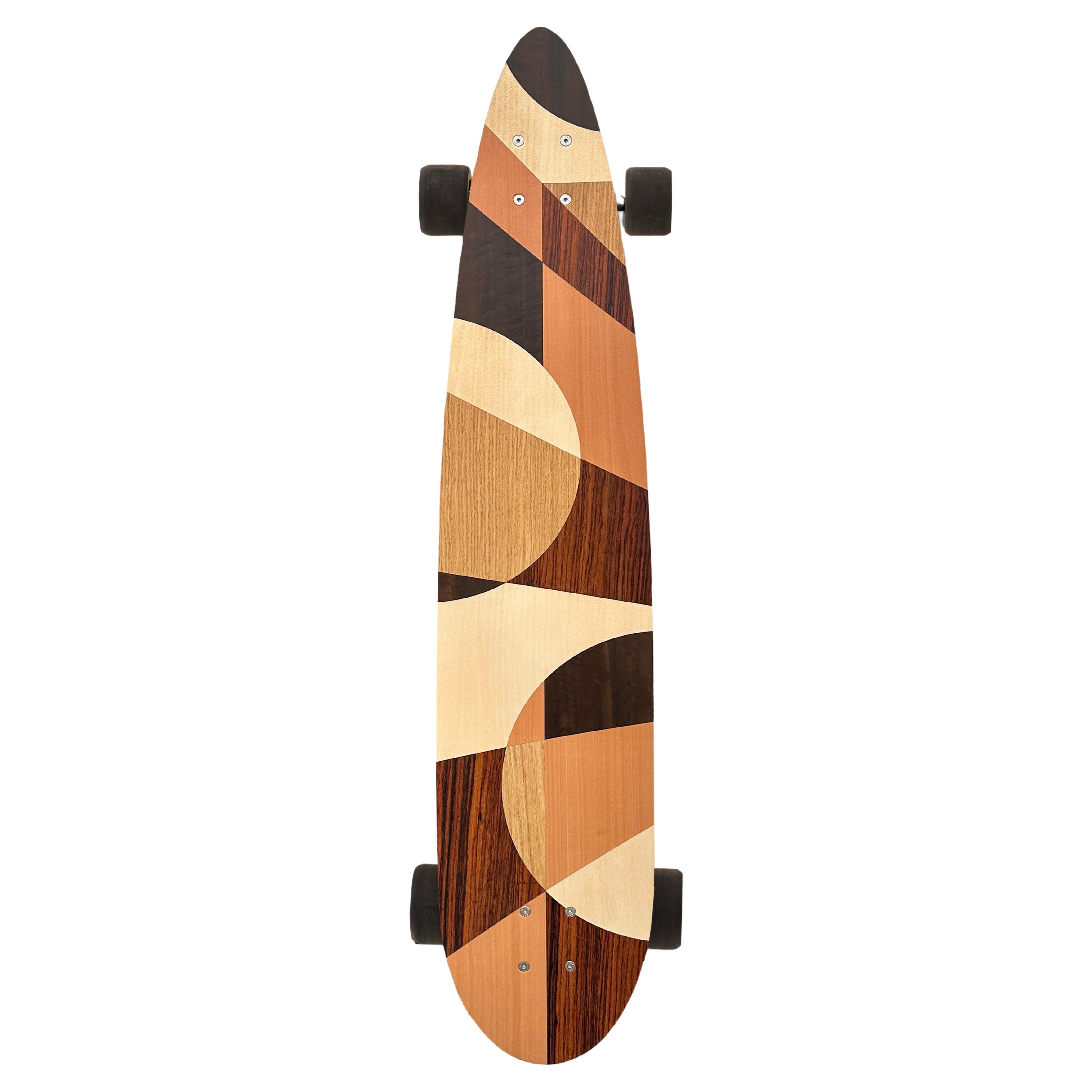 1M Marquetry Pintail Longboard For Sale