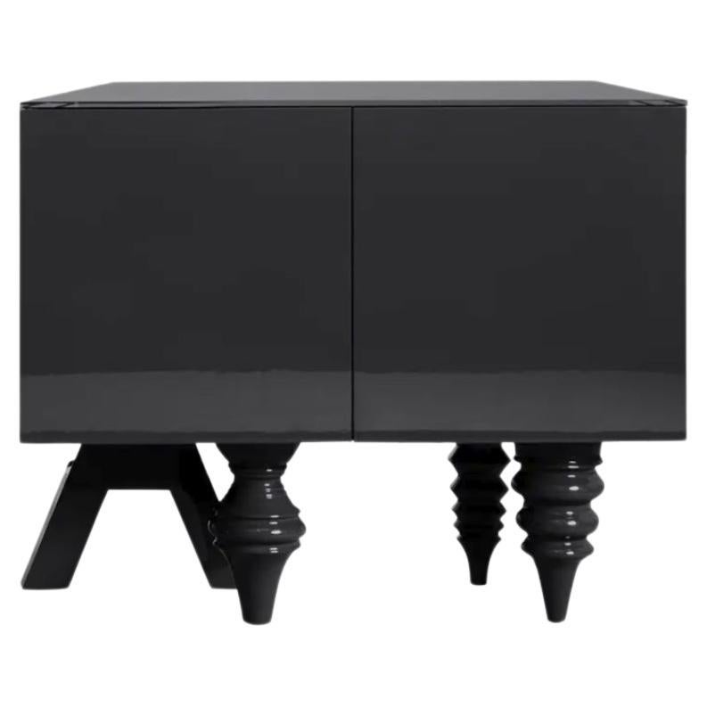 1M Multileg Cabinet Lacquer in Black by Jaime Hayon for BD Barcelona