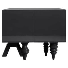 1M Multileg Cabinet Lacquer in Black by Jaime Hayon for BD Barcelona