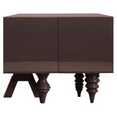 1M Multileg Cabinet Lacquered in Brown by Jaime Hayon for BD Barcelona