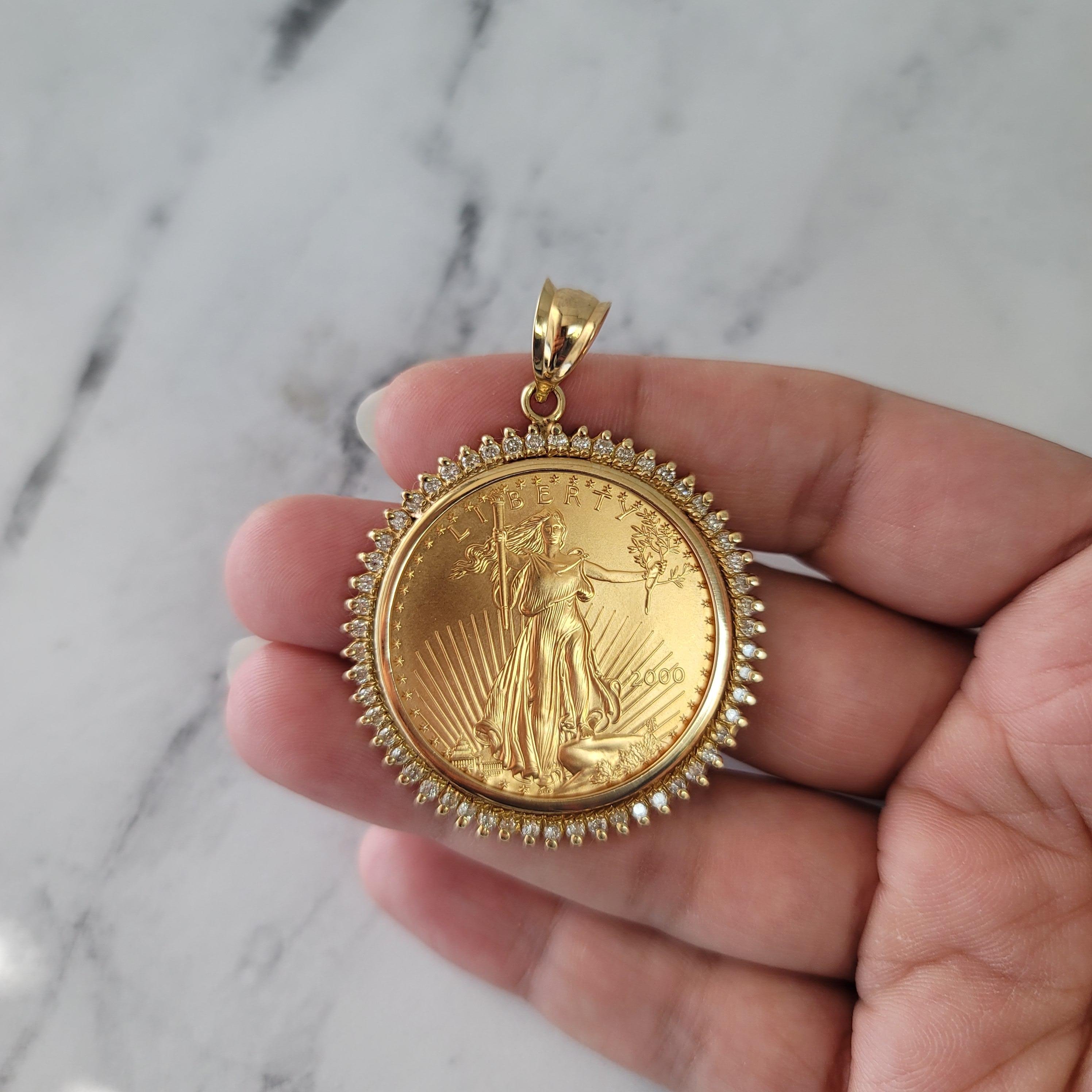 gold eagle medallion