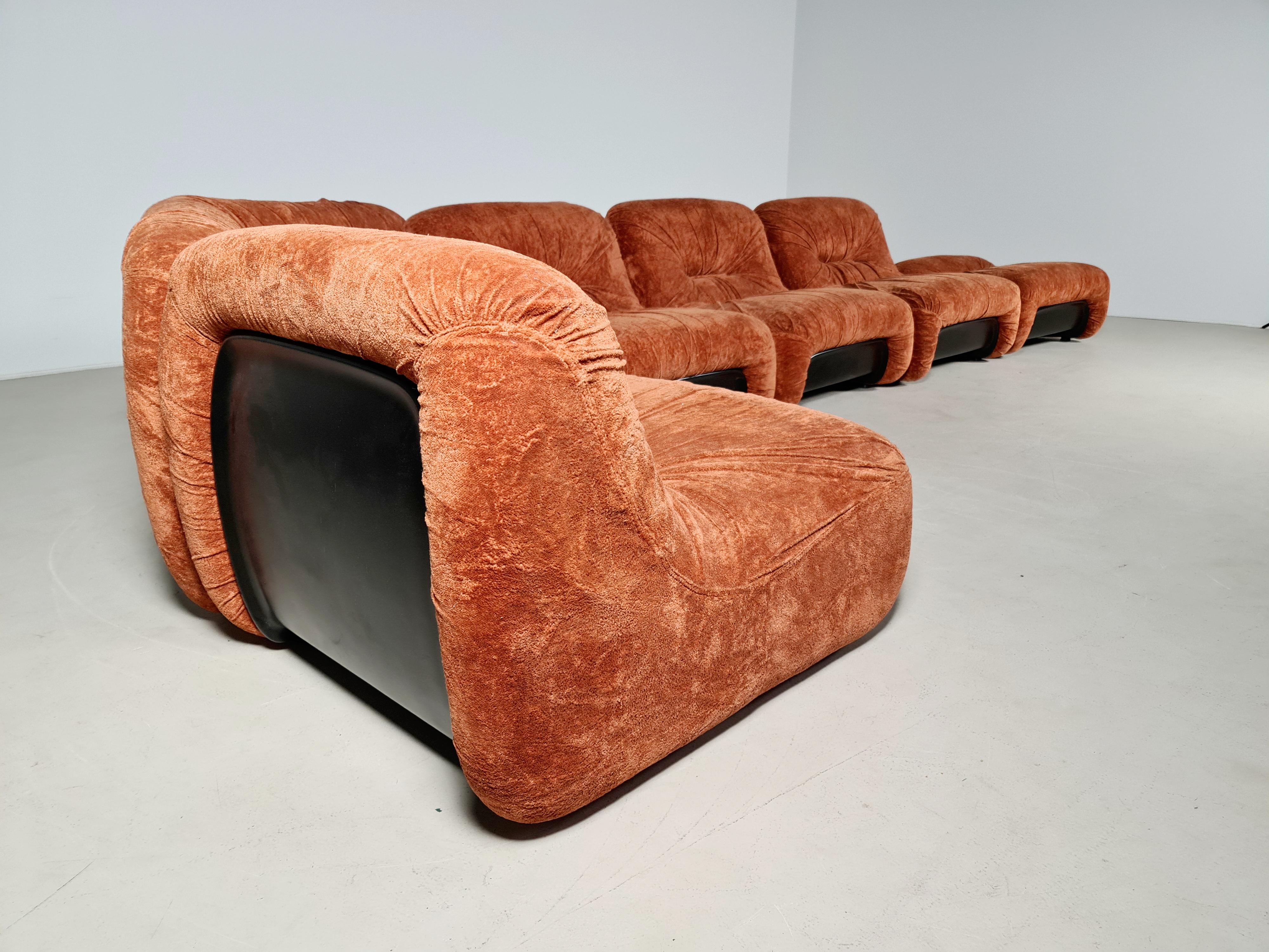 Late 20th Century 1P Malu Sectional Sofa by Claudio Vagnoni & Emilio Guarnacci, 1970s